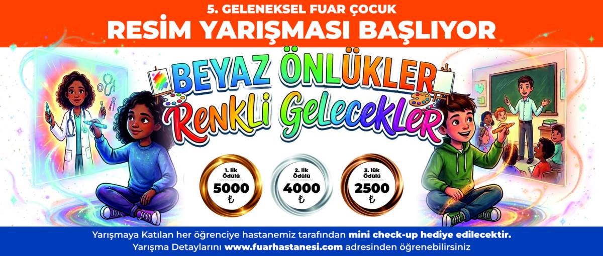 Fuar Hastanesi’nden Sanata Destek: 5. Resim Yarışması İçin Başvurular Devam Ediyor