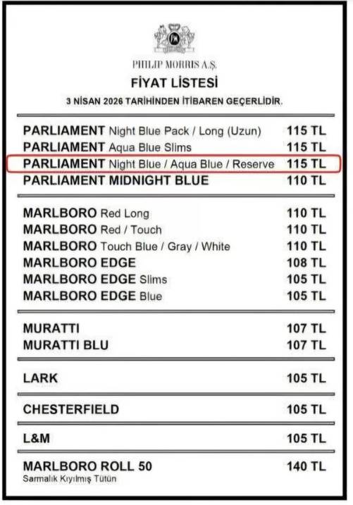 Sigaraya Yeni Zam: Philip Morris Ürünleri 115 TL’ye Çıktı!