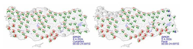 Meteoroloji’den 13 İle Kritik Uyarı: Sağanak, Fırtına ve Toz Taşınımı Etkili Olacak!