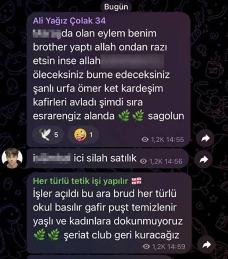 İstanbul'da Okula Silahlı Saldırı Yazışmaları: 6 Çocuk Gözaltına Alındı, 100 Bin Üyeli C31K Grubu Kapatıldı!
