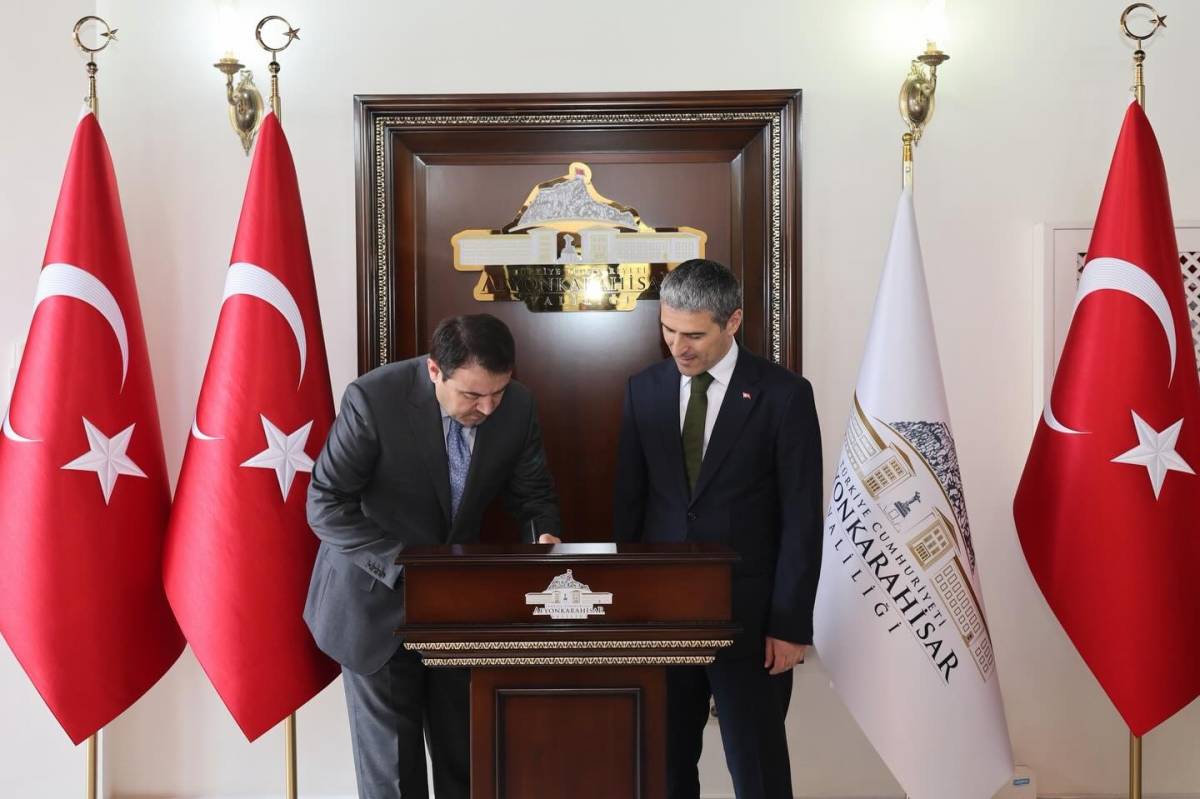 Kütahya Valisi Işın’dan Afyonkarahisar Valisi Aktaş’a Ziyaret