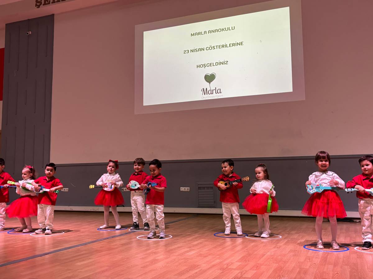 Marla Gündüz Bakımevi Anaokulu’nda 23 Nisan Coşkusu
