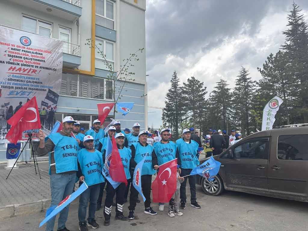TÜRK-İŞ Afyonkarahisar'da 1 Mayıs'ta Emek, Dayanışma ve Adalet Çağrısı